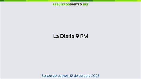 La Diaria 9 PM. Resultado del último sorteo — Honduras.